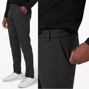 Lululemon mens sz 32 commission slim fit pants obsidian stretch 5 pockets casual